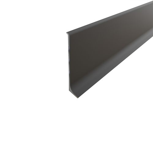 Плінтус алюмінієвий 2500×11,4×59мм RAL9005 Чорний матовий