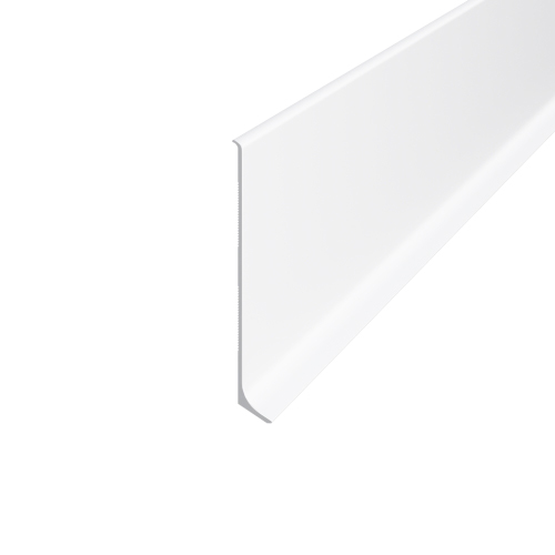 Плінтус алюмінієвий 2500×11,4×59мм RAL9016 Білий матовий