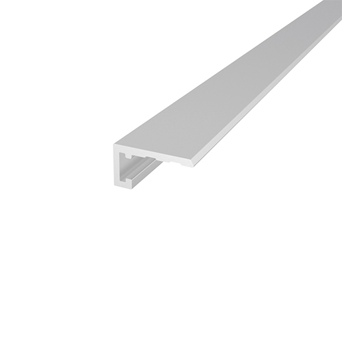 Плінтус алюмінієвий 2500×8,1×15мм Анодування Срібло