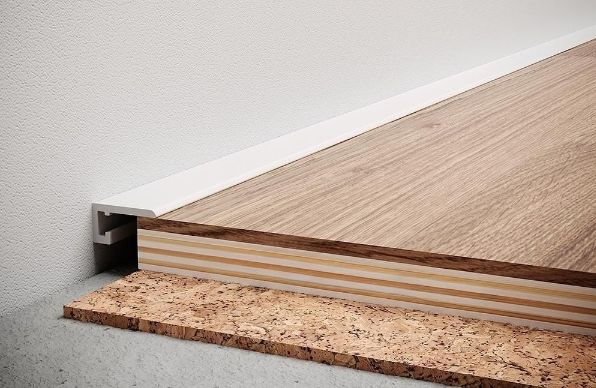 Плінтус алюмінієвий 2700×6×12мм RAL9003 Білий