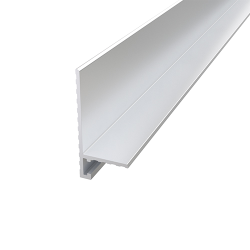 Плінтус алюмінієвий 2500×13,8×25мм Анодування Срібло